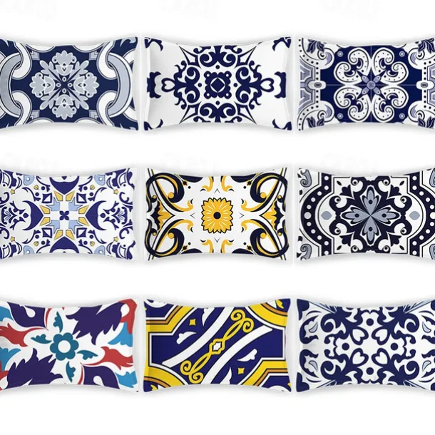 Retro Pillowcases, Classical Elegant Flannel Twill Imitation Pillowcases, Home Bedding, Printed Satin, New Chinese Style Pillowcases