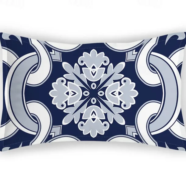 Retro Pillowcases, Classical Elegant Flannel Twill Imitation Pillowcases, Home Bedding, Printed Satin, New Chinese Style Pillowcases