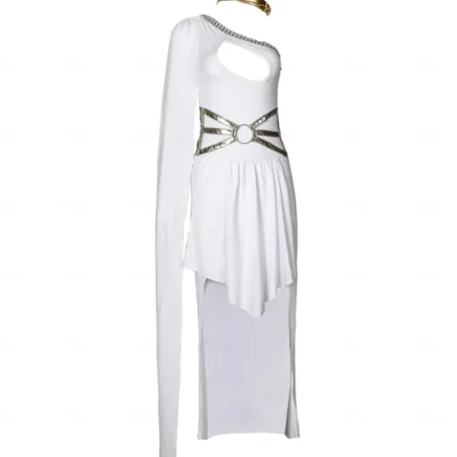 Retro Vintage Ancient Greek Ancient Rome Dress Cosplay Costume Outfits Venus Greek Goddesses Fancy Dress Women's Walpurgis Night Halloween Carnival Party Bachelorette Party Adults Dress
