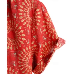 Retro Vintage Boho 1970s Shirt Hawaiian Shirts Hippie Tribal Ethnic African Pattern Fancy Dress Men's Halloween Carnival Music Festival Beach Vacation Wear Retro Theme Party Adults' Shirt