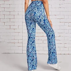 Retro Vintage Boho 1970s Trousers Bell Bottom Pants Flared Trousers Wide Leg Pants Hippie Women's Pride Parade Pride Month Adults' Pants