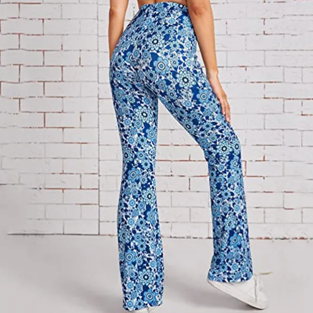 Retro Vintage Boho 1970s Trousers Bell Bottom Pants Flared Trousers Wide Leg Pants Hippie Women's Pride Parade Pride Month Adults' Pants
