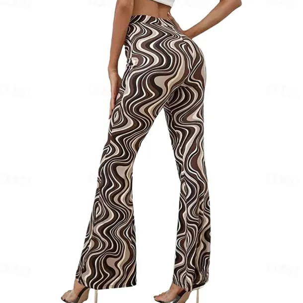 Retro Vintage Boho 1970s Trousers Bell Bottom Pants Flared Trousers Wide Leg Pants Hippie Women's Pride Parade Pride Month Adults' Pants