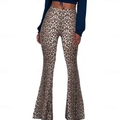 Retro Vintage Boho 1970s Trousers Bell Bottom Pants Flared Trousers Wide Leg Pants Hippie Women's Pride Parade Pride Month Adults' Pants