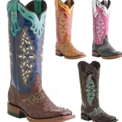 Retro Vintage Hippie 1970s Shoes Western Boot Hippie West Cowboy Fancy Dress Men's Women's Carnival Masquerade Vacation Party / Evening Daily Wear Adults' Shoes