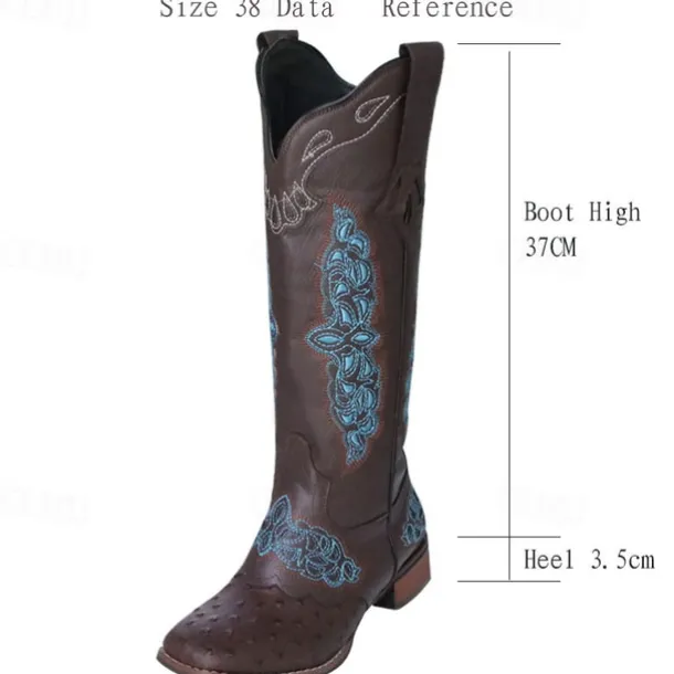 Retro Vintage Hippie 1970s Shoes Western Boot Hippie West Cowboy Fancy Dress Men's Women's Carnival Masquerade Vacation Party / Evening Daily Wear Adults' Shoes