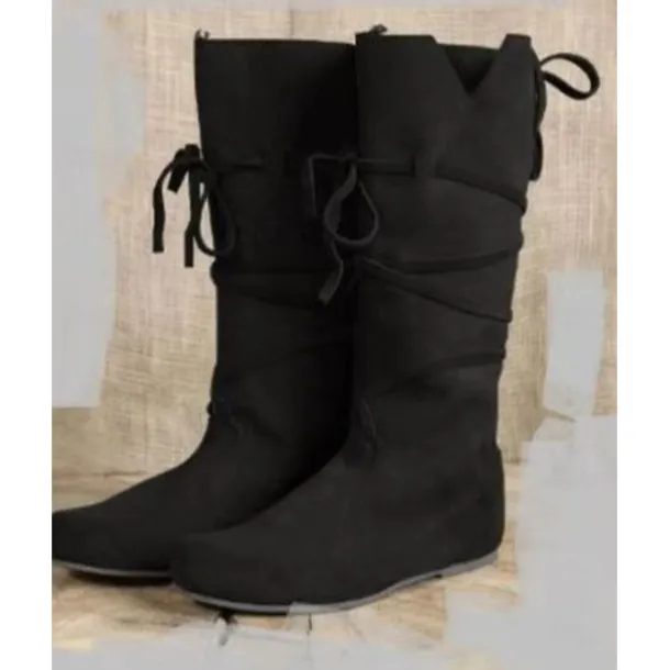 Retro Vintage Medieval Renaissance Shoes Pirate Knight Ritter Men's Women's Unisex Halloween Event / Party Masquerade Shoes Fancy Medieval Boots