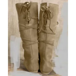 Retro Vintage Medieval Renaissance Shoes Pirate Knight Ritter Men's Women's Unisex Halloween Event / Party Masquerade Shoes Fancy Medieval Boots