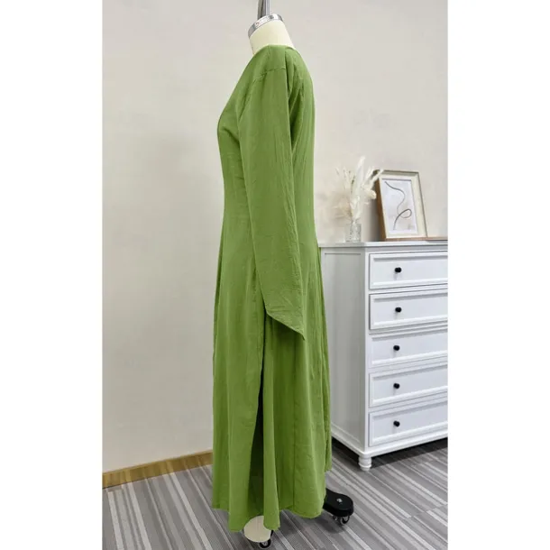 Retro Vintage Medieval Renaissance Dress Cosplay Costume Tunic Dress Viking Ranger Elven Fancy Dress Women's Celtic Viking Halloween Carnival Masquerade Performance Halloween LARP Adults' Dress All