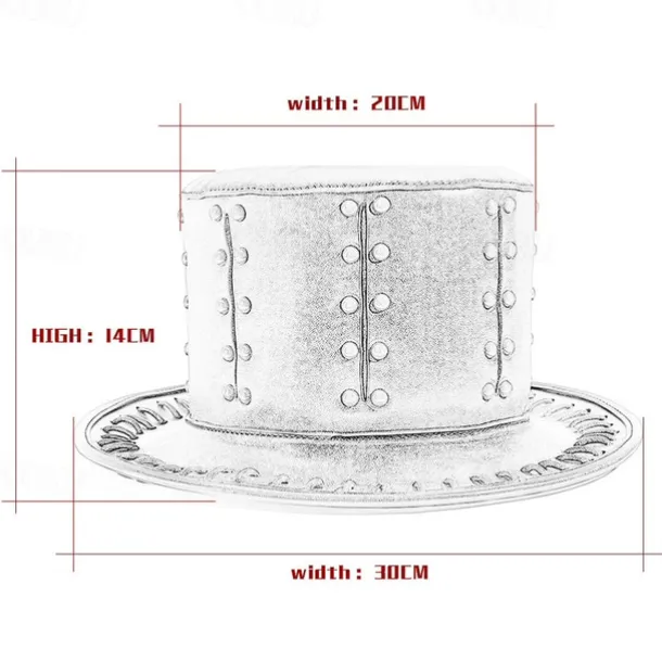 Retro Vintage Punk & Gothic Steampunk Top Hat Plague Doctor Fancy Dress Men's Women's Masquerade Party / Evening Adults Hat