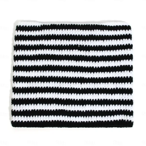 Retro Vintage Punk & Gothic Y2K Hat Striped Beanie Normal Cat Little Devil Horn Stripes Fancy Dress Men's Women's Halloween Carnival Masquerade Event / Party Festival Teen Adults' Hat Fall & Winter