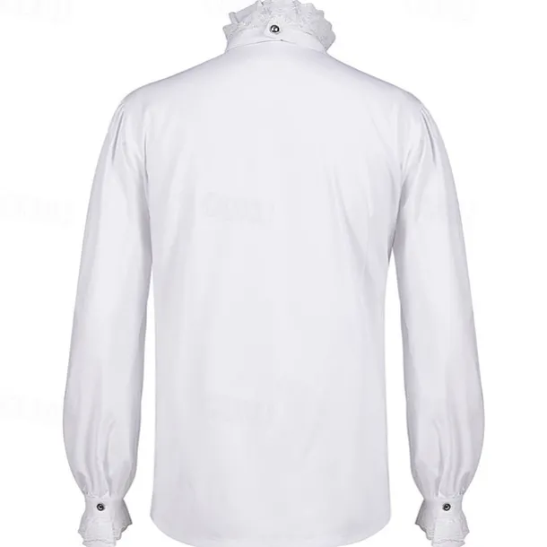 Retro Vintage Punk & Gothic Medieval Coat Pants Shirt Prince Gentleman Fancy Dress Men's Royal Masquerade Performance Event / Party Stage Adults' Coat Shirt Pants