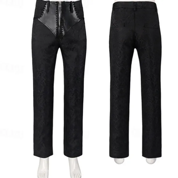 Retro Vintage Punk & Gothic Medieval Coat Pants Shirt Prince Gentleman Fancy Dress Men's Royal Masquerade Performance Event / Party Stage Adults' Coat Shirt Pants