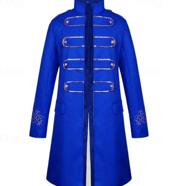 Retro Vintage Punk & Gothic Medieval Coat Pants Shirt Prince Gentleman Fancy Dress Men's Royal Masquerade Performance Event / Party Stage Adults' Coat Shirt Pants