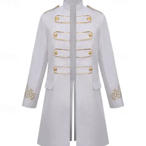 Retro Vintage Punk & Gothic Medieval Coat Pants Shirt Prince Gentleman Fancy Dress Men's Royal Masquerade Performance Event / Party Stage Adults' Coat Shirt Pants