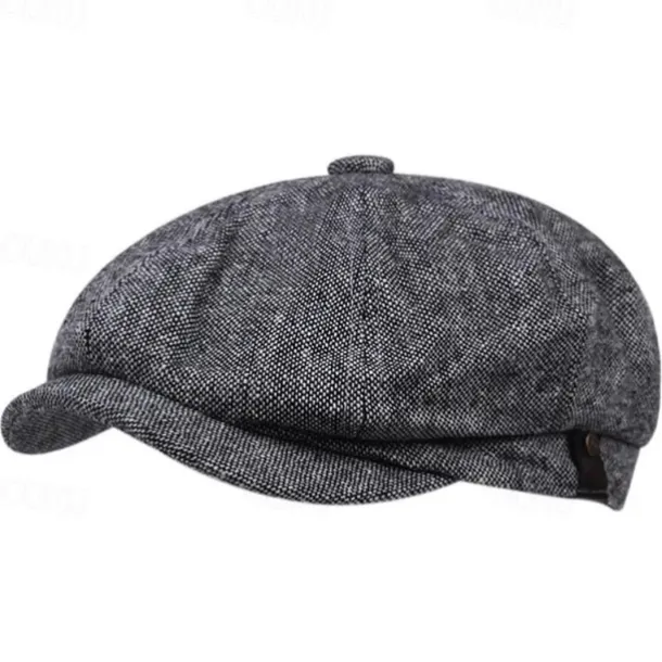 Retro Vintage Roaring 20s 1920s Beret Hat Normal The Great Gatsby Gangster Fancy Dress Men's Women's New Year Masquerade New Year Eve Bachelorette Party Festival Adults' Hat All Seasons