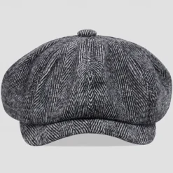 Retro Vintage Roaring 20s 1920s Beret Hat Normal The Great Gatsby Gangster Fancy Dress Men's Women's New Year Masquerade New Year Eve Bachelorette Party Festival Adults' Hat All Seasons