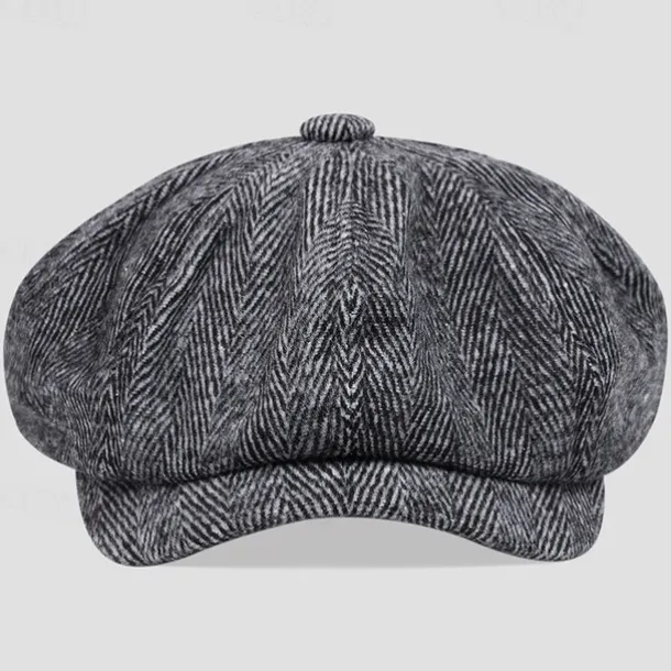 Retro Vintage Roaring 20s 1920s Beret Hat Normal The Great Gatsby Gangster Fancy Dress Men's Women's New Year Masquerade New Year Eve Bachelorette Party Festival Adults' Hat All Seasons