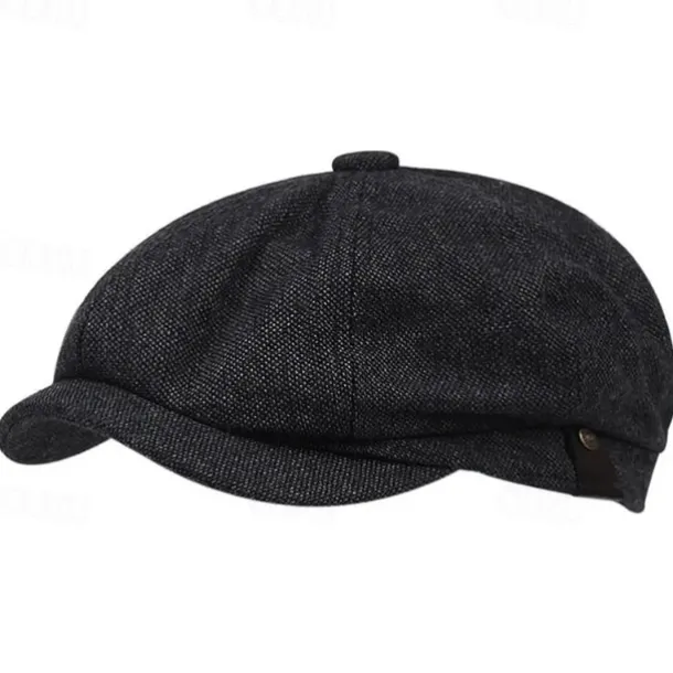 Retro Vintage Roaring 20s 1920s Beret Hat Normal The Great Gatsby Gangster Fancy Dress Men's Women's New Year Masquerade New Year Eve Bachelorette Party Festival Adults' Hat All Seasons