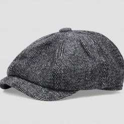 Retro Vintage Roaring 20s 1920s Beret Hat Normal The Great Gatsby Gangster Fancy Dress Men's Women's New Year Masquerade New Year Eve Bachelorette Party Festival Adults' Hat All Seasons