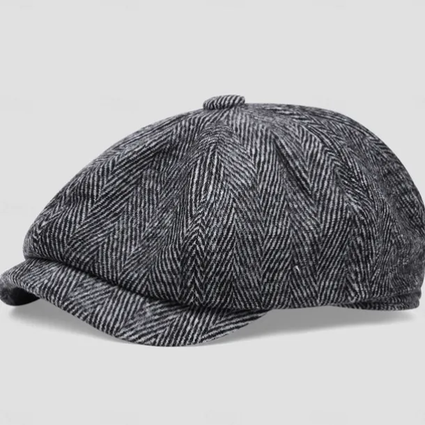 Retro Vintage Roaring 20s 1920s Beret Hat Normal The Great Gatsby Gangster Fancy Dress Men's Women's New Year Masquerade New Year Eve Bachelorette Party Festival Adults' Hat All Seasons