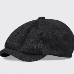 Retro Vintage Roaring 20s 1920s Beret Hat Normal The Great Gatsby Gangster Fancy Dress Men's Women's New Year Masquerade New Year Eve Bachelorette Party Festival Adults' Hat All Seasons