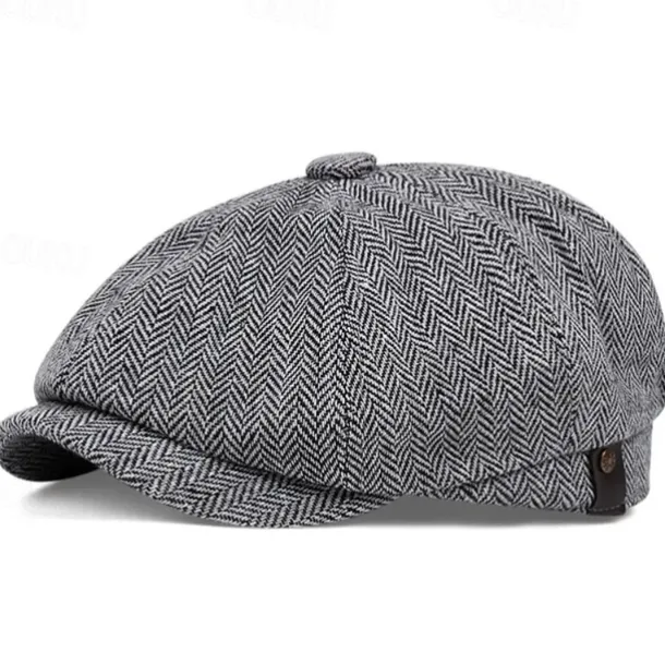 Retro Vintage Roaring 20s 1920s Beret Hat Normal The Great Gatsby Gangster Fancy Dress Men's Women's New Year Masquerade New Year Eve Bachelorette Party Festival Adults' Hat All Seasons