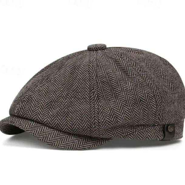 Retro Vintage Roaring 20s 1920s Beret Hat Normal The Great Gatsby Gangster Fancy Dress Men's Women's New Year Masquerade New Year Eve Bachelorette Party Festival Adults' Hat All Seasons