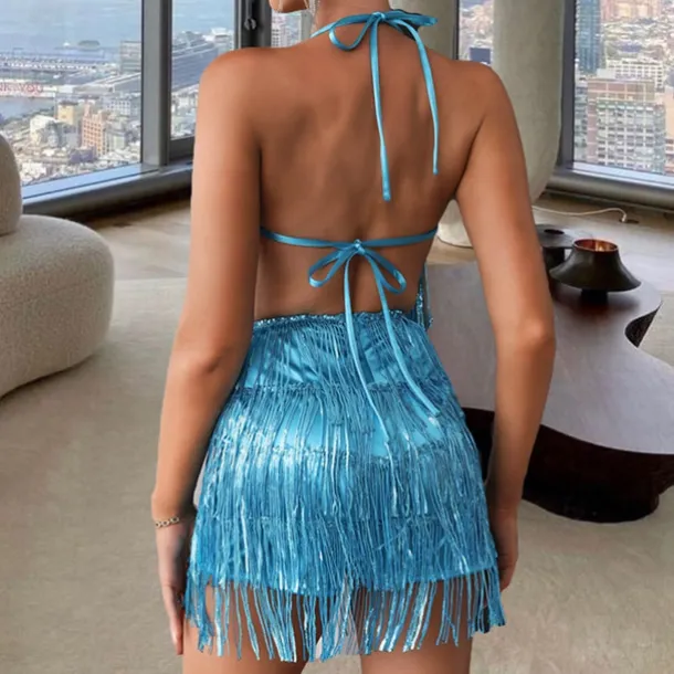 Retro Vintage Roaring 20s 1920s Flapper Dress Dress Masquerade The Great Gatsby Wedding Guest Sequins Tassel Fringe Fancy Dress Women's Masquerade Performance Wedding Wedding Guest Adults' Dress