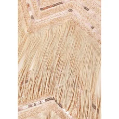 Retro Vintage Roaring 20s 1920s Scarf Wrap Shawls The Great Gatsby Flapper Girl Sequins Tassel Fringe Fancy Dress Women's Carnival Wedding Evening Party Masquerade Adults' Shawl