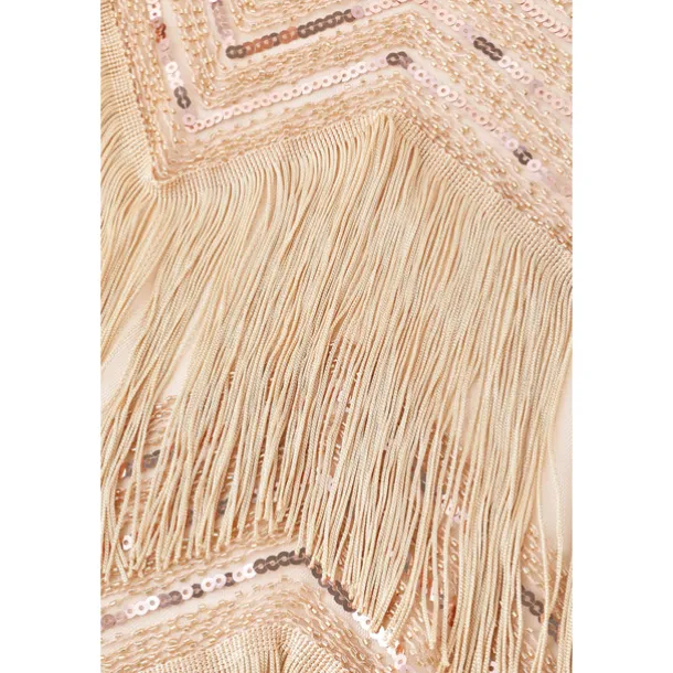 Retro Vintage Roaring 20s 1920s Scarf Wrap Shawls The Great Gatsby Flapper Girl Sequins Tassel Fringe Fancy Dress Women's Carnival Wedding Evening Party Masquerade Adults' Shawl