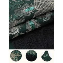 Retro Vintage Roaring 20s 1920s Flapper Dress Outfits Waistcoat The Great Gatsby Gentleman Wedding Guest Sequins Tassel Fringe Fancy Dress Men's Women's New Year Masquerade Party Prom Wedding