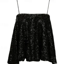 Retro Vintage 1980s Camisole Sequins Fancy Dress Women's Halloween Masquerade Performance Pride Parade Pride Month Adults' Top All Seasons