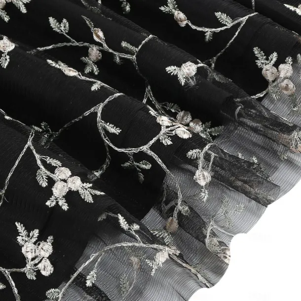 Retro Vintage 1950s Cocktail Dress Dress Flare Dress Embroidered Grid / Plaid Flower / Floral Fancy Dress Women's Masquerade Event / Party Bachelorette Party Festival Adults' Dress Homecoming Dresses