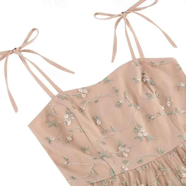 Retro Vintage 1950s Cocktail Dress Dress Flare Dress Embroidered Grid / Plaid Flower / Floral Fancy Dress Women's Masquerade Event / Party Bachelorette Party Festival Adults' Dress Homecoming Dresses