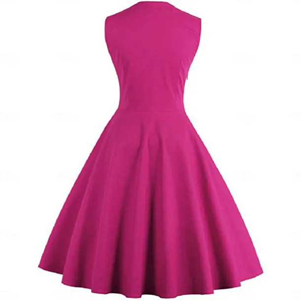 Retro Vintage 1950s Cocktail Dress Dress Flare Dress Polka Dot Skull Fancy Dress Women's Event / Party Bachelorette Party Festival Adults' Dress Homecoming Dresses