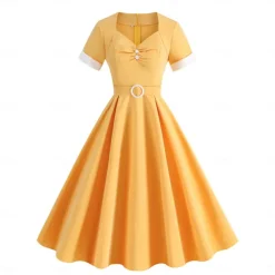 Retro Vintage 1950s Cocktail Dress Dress Party Costume A Line Dress Fancy Dress Women's Masquerade Event / Party Bachelorette Party Adults' Dress Homecoming Dresses