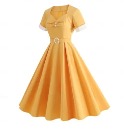 Retro Vintage 1950s Cocktail Dress Dress Party Costume A Line Dress Fancy Dress Women's Masquerade Event / Party Bachelorette Party Adults' Dress Homecoming Dresses