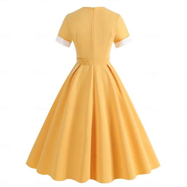 Retro Vintage 1950s Cocktail Dress Dress Party Costume A Line Dress Fancy Dress Women's Masquerade Event / Party Bachelorette Party Adults' Dress Homecoming Dresses