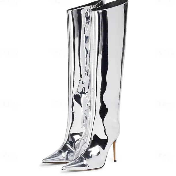 Retro Vintage 1980s Knee High Boots Disco Fancy Dress Women's Carnival Costume Halloween Carnival Performance Party Pride Parade Adults' Shoes All Seasons