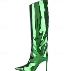 Retro Vintage 1980s Knee High Boots Disco Fancy Dress Women's Carnival Costume Halloween Carnival Performance Party Pride Parade Adults' Shoes All Seasons