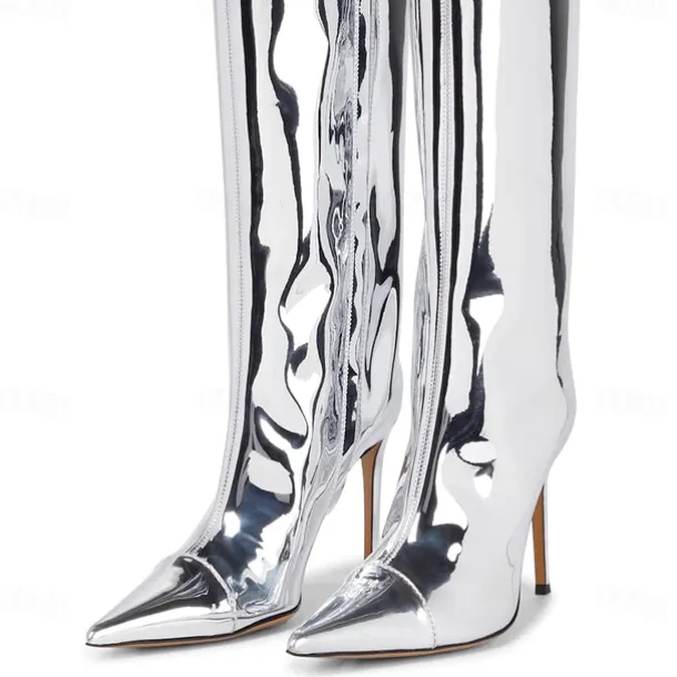 Retro Vintage 1980s Knee High Boots Disco Fancy Dress Women's Carnival Costume Halloween Carnival Performance Party Pride Parade Adults' Shoes All Seasons