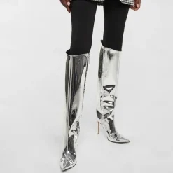 Retro Vintage 1980s Knee High Boots Disco Fancy Dress Women's Carnival Costume Halloween Carnival Performance Party Pride Parade Adults' Shoes All Seasons