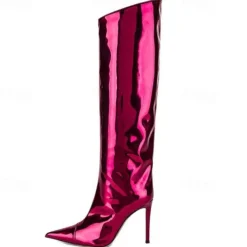 Retro Vintage 1980s Knee High Boots Disco Fancy Dress Women's Carnival Costume Halloween Carnival Performance Party Pride Parade Adults' Shoes All Seasons