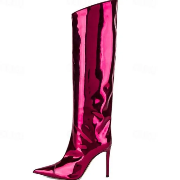 Retro Vintage 1980s Knee High Boots Disco Fancy Dress Women's Carnival Costume Halloween Carnival Performance Party Pride Parade Adults' Shoes All Seasons