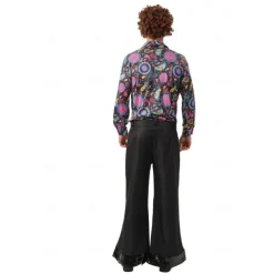 Retro Vintage 1970s Outfits Party Costume Hippie Disco Fancy Dress Men's Christmas Halloween Carnival Prom Club Pride Parade Adults' Shirt Pants