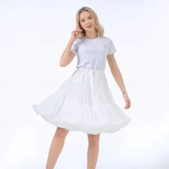 Retro Vintage 1950s Petticoat Hoop Skirt Tutu Under Skirt Princess Fancy Dress Women's Halloween Carnival Masquerade Party / Evening Bachelorette Party Adults Skirts