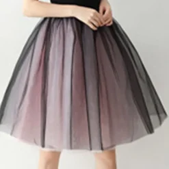 Retro Vintage 1950s Petticoat Hoop Skirt Tutu Under Skirt A-Line Fancy Dress Girls' Masquerade Party Evening Wear Cocktail Party Tea Party Kid's Skirt