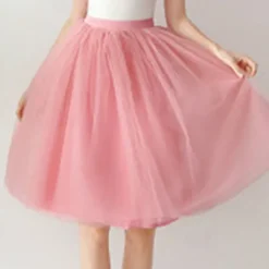 Retro Vintage 1950s Petticoat Hoop Skirt Tutu Under Skirt A-Line Fancy Dress Girls' Masquerade Party Evening Wear Cocktail Party Tea Party Kid's Skirt