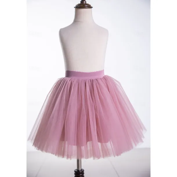 Retro Vintage 1950s Petticoat Hoop Skirt Tutu Under Skirt A-Line Fancy Dress Girls' Masquerade Party Evening Wear Cocktail Party Tea Party Kid's Skirt